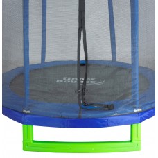 Upper Bounce 7-Foot Trampoline, with Safety Enclosure, Blue/Green   554009567